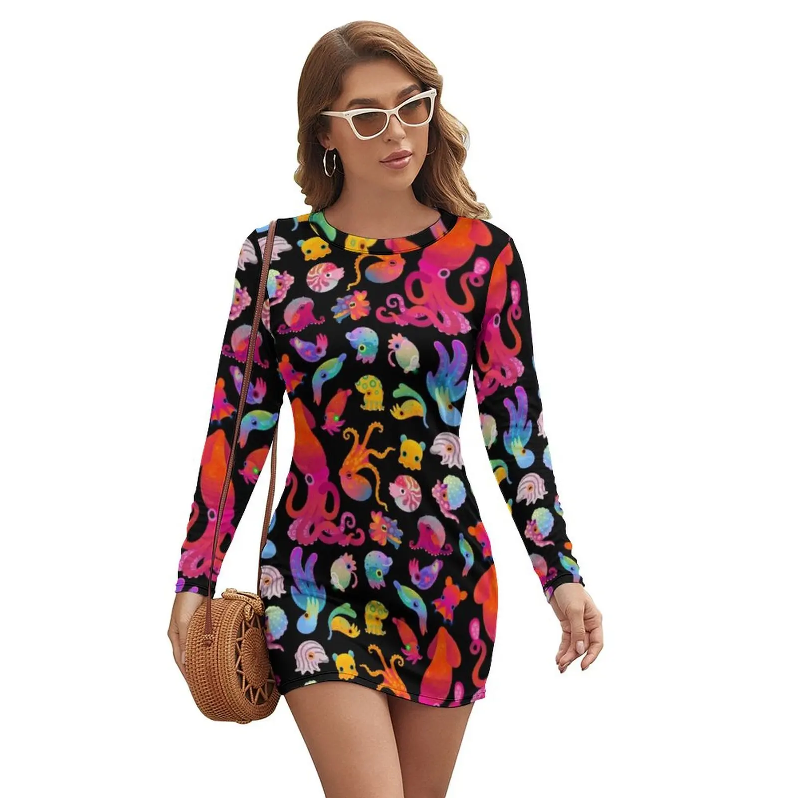 

Cephalopod Long-sleeved Dress summer clothes for women dresses for womens 2024