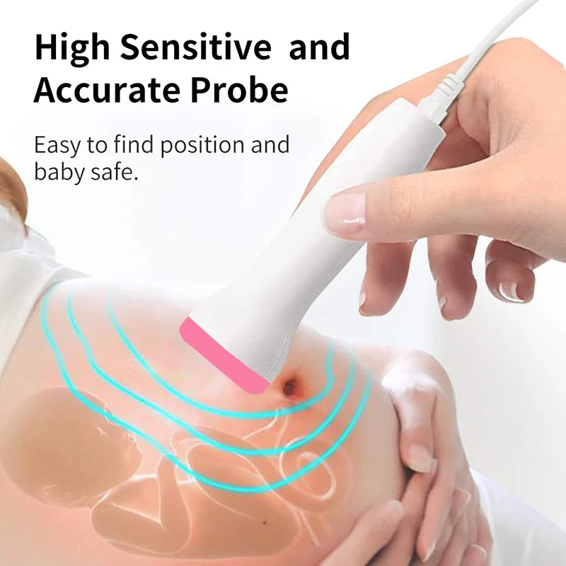Doppler Fetal Heart Rate Monitor 3.0MHz Home Pregnancy Baby Fetal Sound Detector No Radiation Digital Baby Heartbeat Monitor fetal heart rate monitor