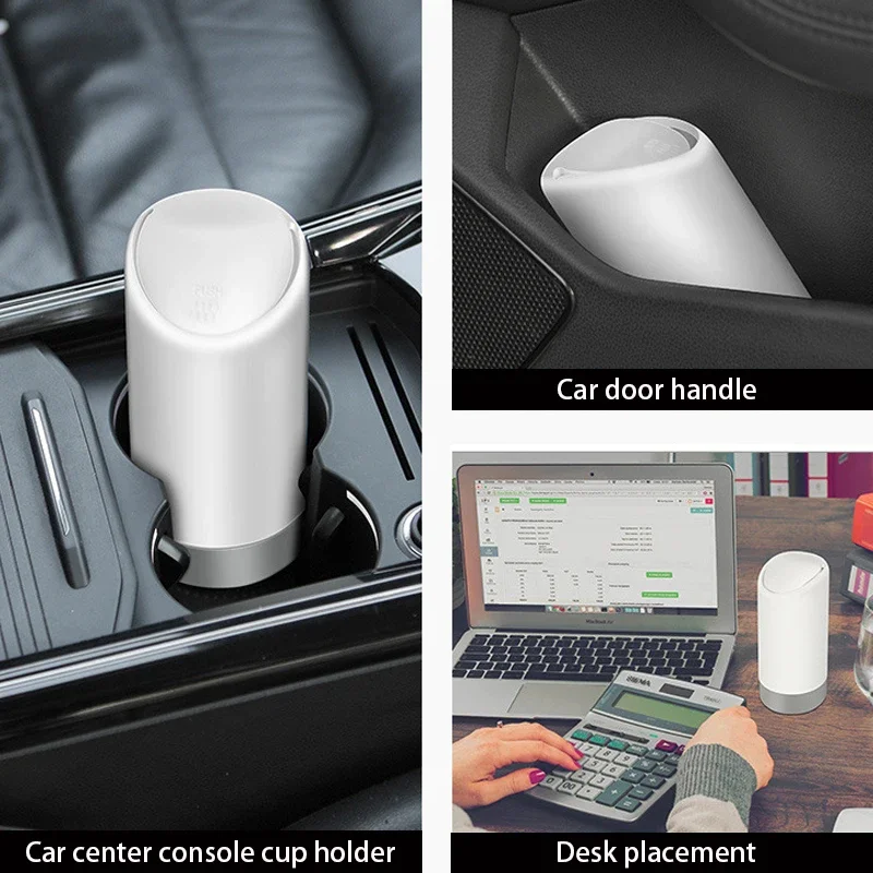 Car Trash Can Silicone Car Trash Can Creative Fashion Convenient Mini Storage Box Detachable Washable