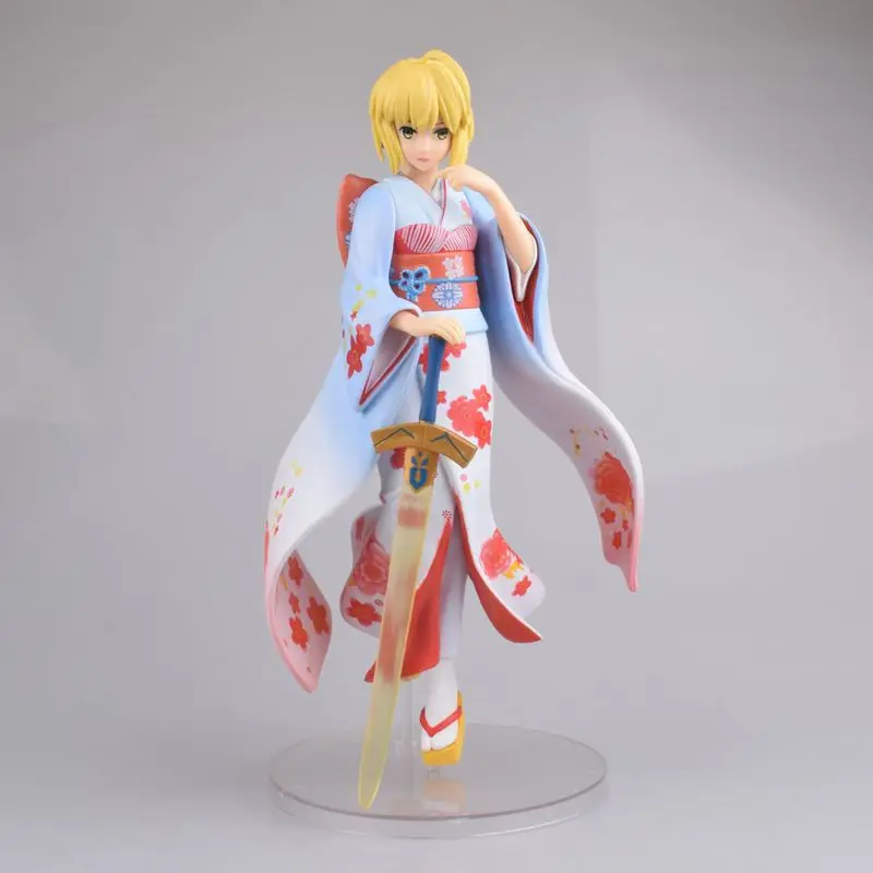 Fate/Stay Night Saber Kimono Ver. 1/7 PVC Figure Toy Collectible Model Gift| - AliExpress