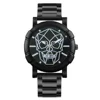 Men Fashion Skull Pattern Watch 2024 High Quality Stainless Steel Quartz Clock Analog Male Casual Military Wristwatch Relogio 3