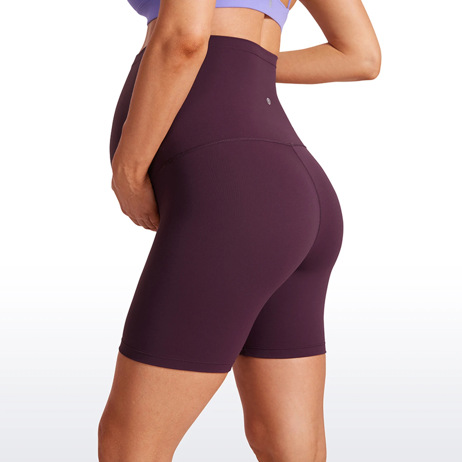 CRZ YOGA Womens Butterluxe Maternity Yoga Shorts 6