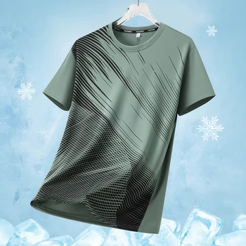 T-shirt da uomo per l'estate T-shirt ampia oversize casual T-shirt grafiche per abbigliamento sportivo da corsa alla moda T-shirt streetwear di moda