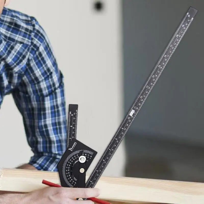 Squadra Regolabile Con Goniometro 500mm VALEX - Per Misure E Angoli Precisi - Foto 10