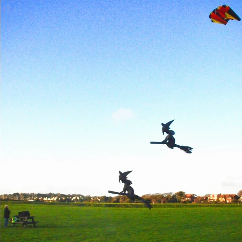 free shipping large inflatable kite Witch kite flying 3d kite for adults professional kite string line powered paraglider flies