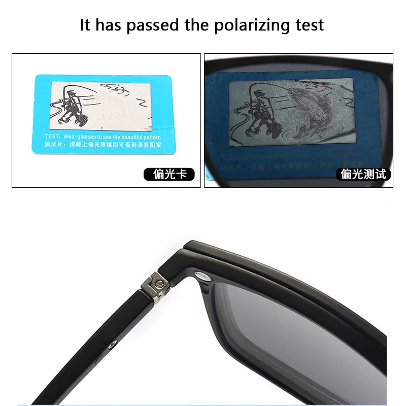 Polarized Unisex Magnetic Clip-On Sunglasses with TR90 Frames