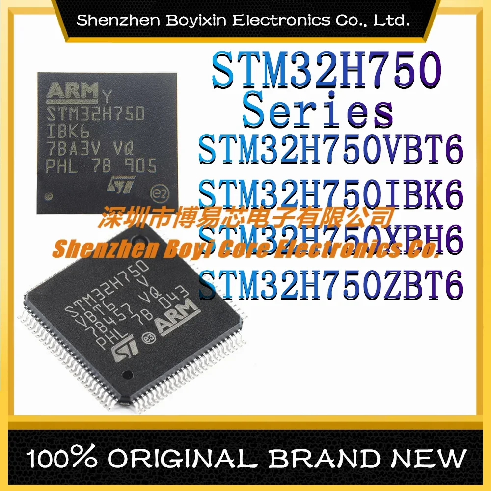 

STM32H750VBT6 STM32H750IBK6 STM32H750XBH6 STM32H750ZBT6 ARM-M series 480MHz Microcontroller (MCU/MPU/SOC) IC chip