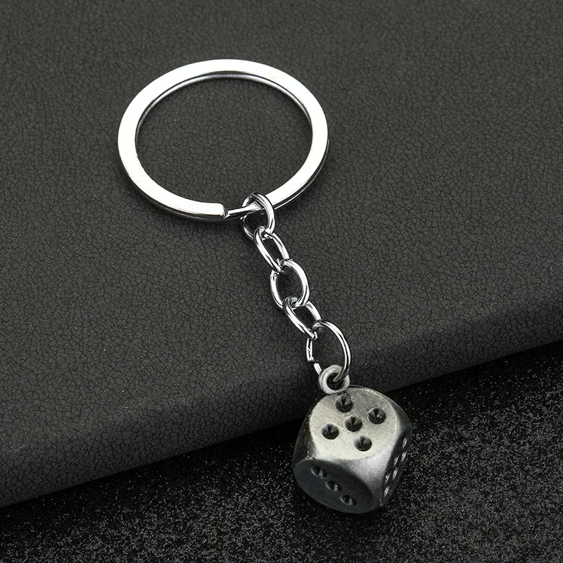 Sleek Blackout Carabiner Keychain with Oval Belt Buckle and Silver Key Ring