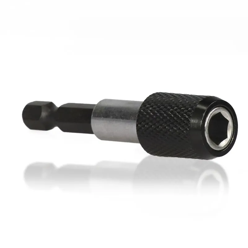 4 Pieces Impact Driver Socket Adapter Set With Magnetic Extension Bit Holder For 1/4 Inch Hex To Socket Turn Drill Into Nut Driver - View #6
