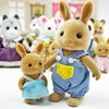 Easter Bunny 1:12 Scale Simulation Forest Family Reindeer Pretend Game Set Bear Panda Animal Dollhouse Children Birthday Gift 2