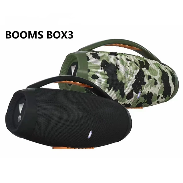 Booms Box 3 High Power 40W Bluetooth Speaker Portable Waterproof