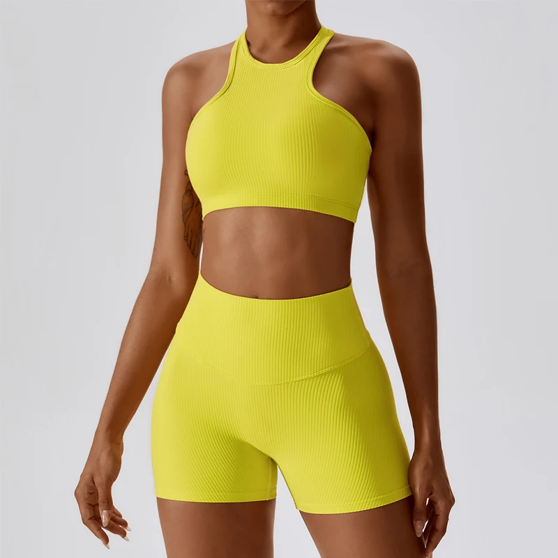 

Sports Sets Women Quick Dry Tight Yoga Suit Pilates Running Fitness Suit Buttock Lift Back Exercise Suit Women