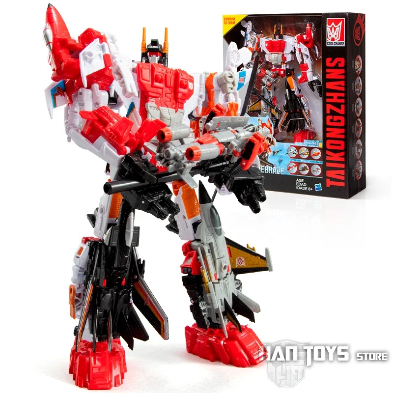 HZX Transformation Superion H-903 H903 Oversize IDW 6IN1 Combination NEW Upgrade Version Action Figure Robot Toys