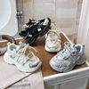 Hot Selling Children Sports Shoes Girls Embroidery Anti Slip Wear-resistant Sneakers Outdoor Walking Comfort Flat Shoes I01159 2