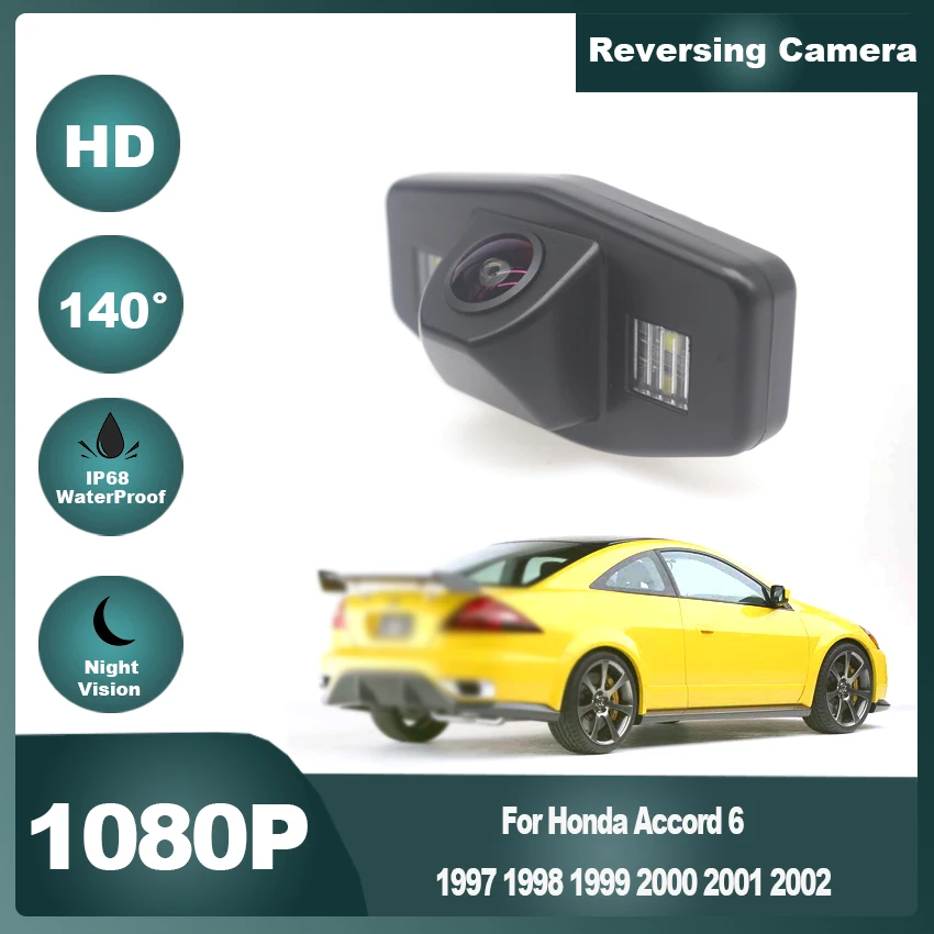 

CCD HD Fisheye Rear View Camera For Honda Accord 6 1997 1998 1999 2000 2001 2002 Car Reverse Parking Monitor Night Vision