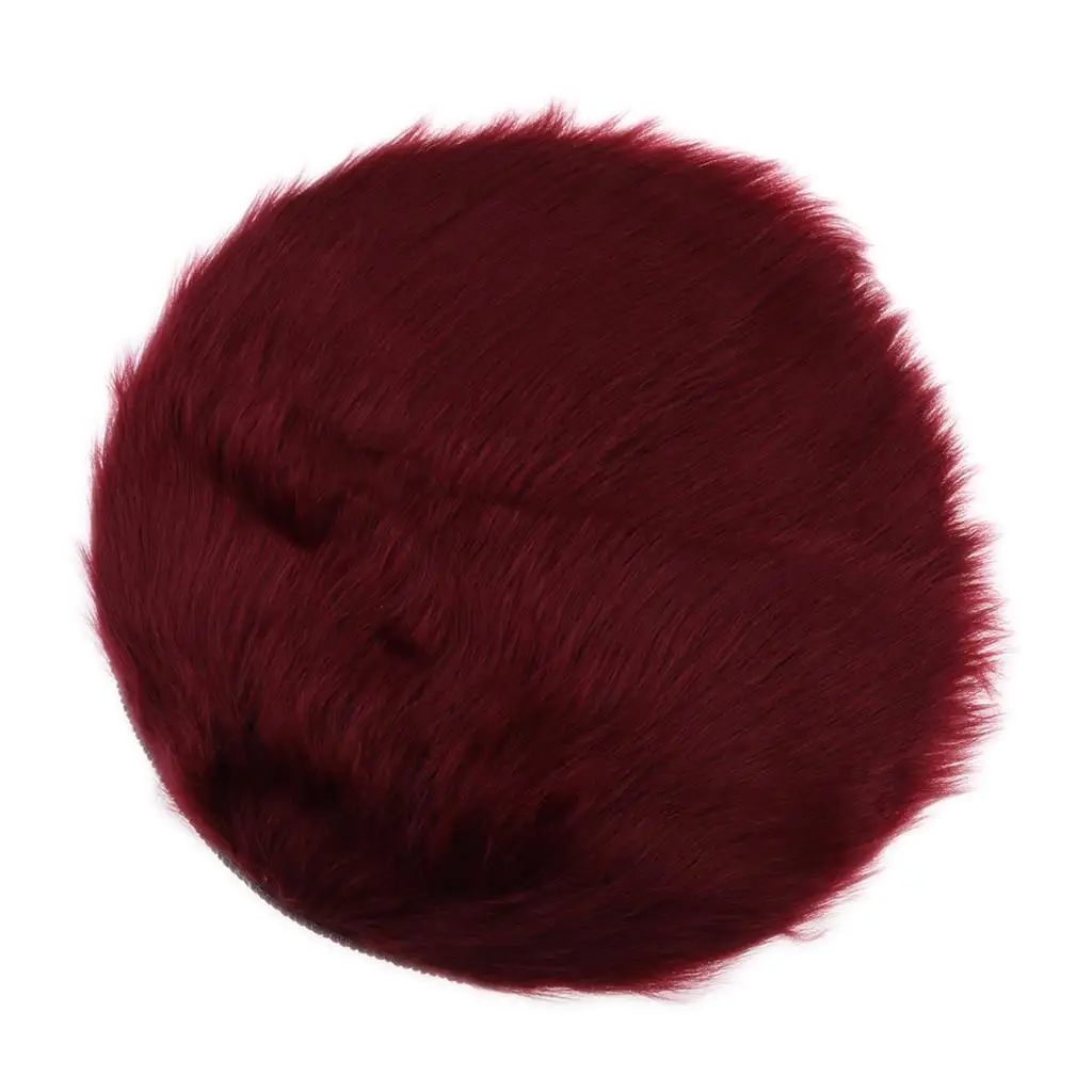 Soft Sheepskin Plain Skin Faux Fur Fake Rug Washable Mat Small