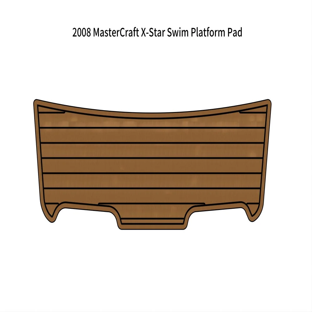 Quality 2008 MasterCraft X-Star Swim Platform Pad Boat EVA Foam Faux Teak Deck Floor Mat