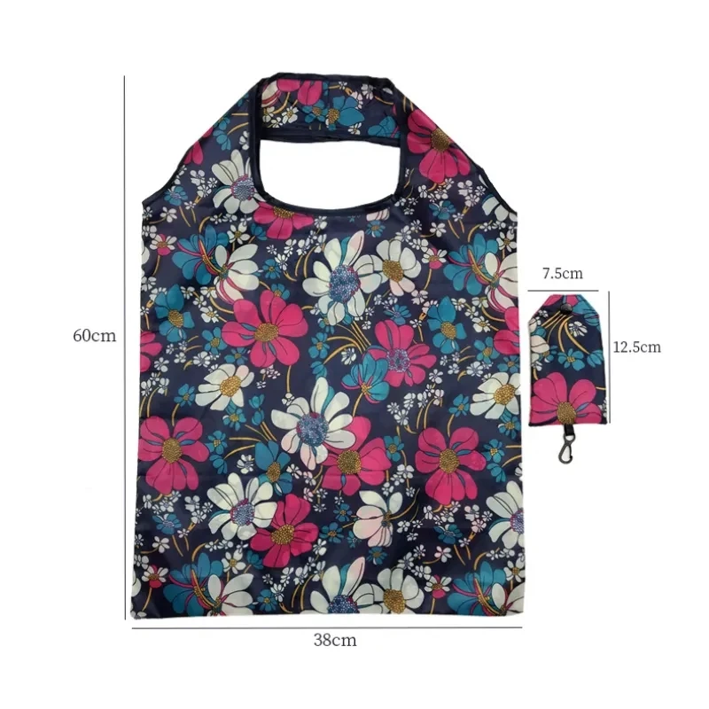 Eco-Friendly Foldable Shopping Tote Bag - Large-Capacity, Fashionable & Convenient