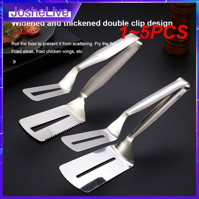 12 Kitchen Tongs (INCREDIBLY DURABLE STAINLESS STEEL) Silicone Tips &  Ergonomic Soft Grips - Perfect Cooking Utensil for Large & Small Dishes  Including Salads, Chicken, Steak, More! : : Home