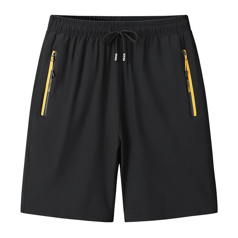 Men Open Crotch Sexy Pants Hidden Zip Erotic Sport Crotchless Shorts Club Summer Breathable Gym Wear Fitness Clubwear Panties