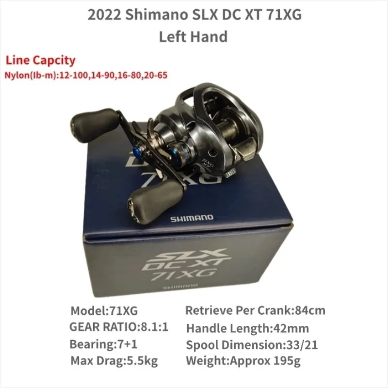 SHIMANO 2022 SLX DC XT 70 71 70HG 71HG 70XG 71XG 6.2:1 7.4:1