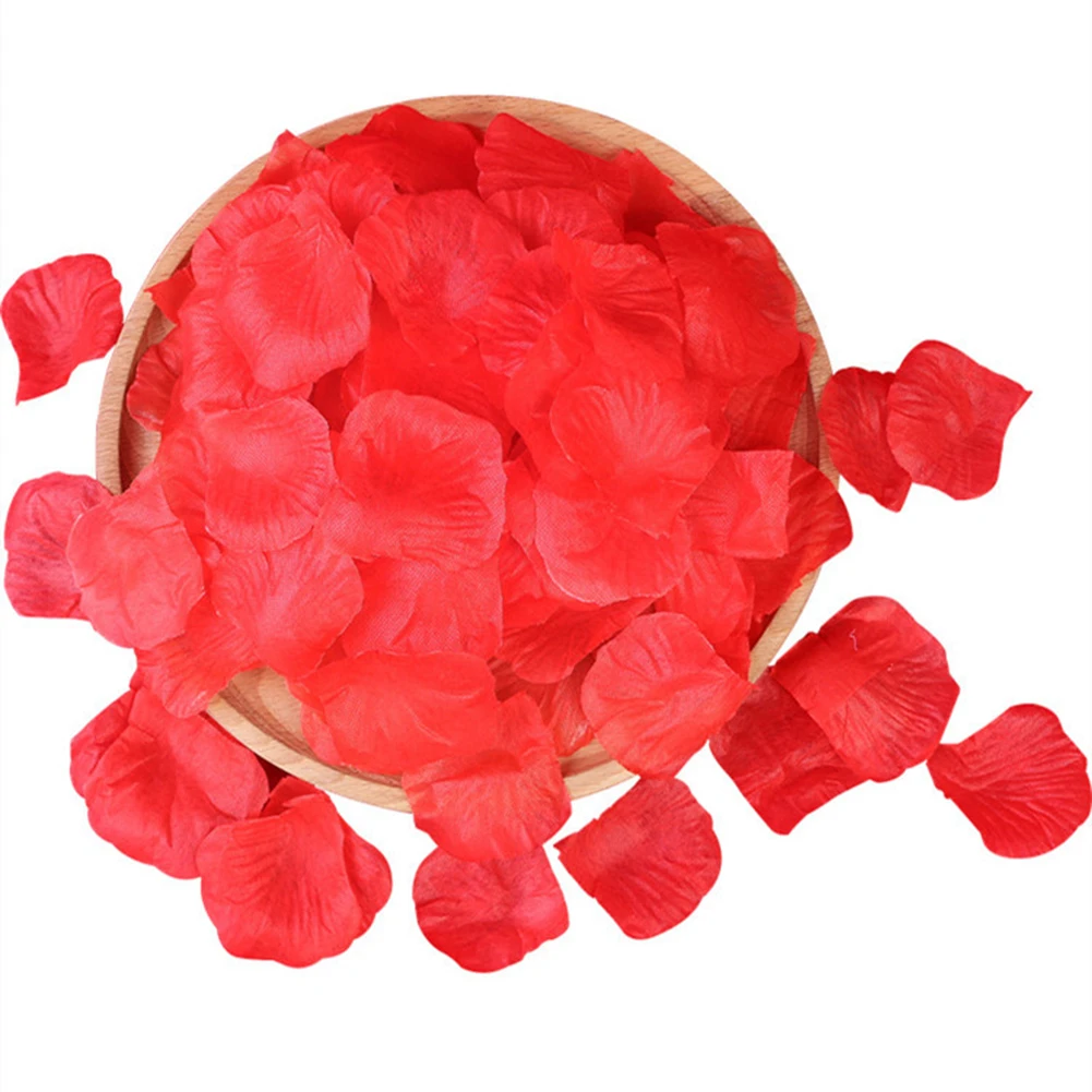 

100Pcs Silk Rose Petals Non-Woven Artificial Flower Petals Flower Arrangement Valentine Day Wedding Party Decoration