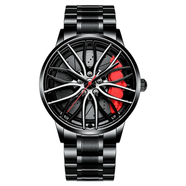 2022 Watch for Men Unique Custom Design Real 3D Car Wheel Watch Fashion Waterproof Sport Watch Men Rim Hub Watch Quartz Watch 