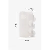 ซิลิโคนดูดคัพหัวฝักบัวผู้ถือ Wall Mount ไม่มีเจาะง่ายต่อการเคลื่อนย้ายและปรับสําหรับห้องน้ําผู้ถือฝักบัวผู้ถือท่อ 6