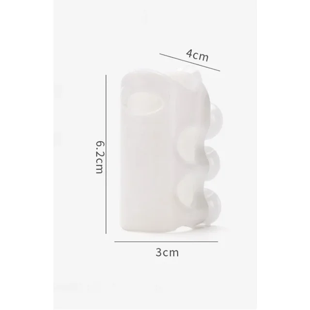 ซิลิโคนดูดคัพหัวฝักบัวผู้ถือ Wall Mount ไม่มีเจาะง่ายต่อการเคลื่อนย้ายและปรับสําหรับห้องน้ําผู้ถือฝักบัวผู้ถือท่อ 6