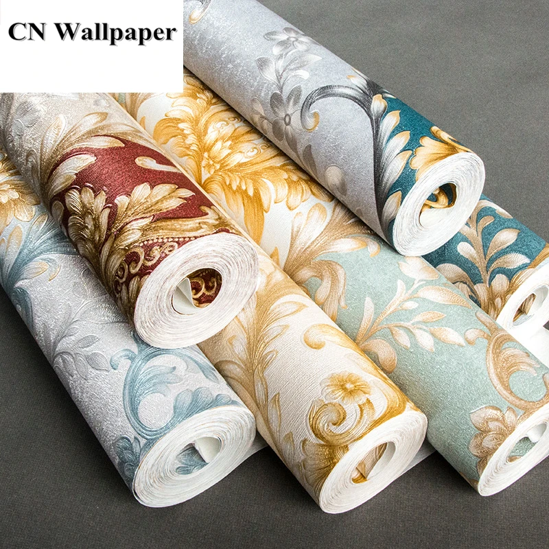 

Sofa Luxury Wallpaper for Living Room Modern Flower Waterproof Wall Wallpaper Mural 950cm Home Decor Hotel Bedroom Decoration