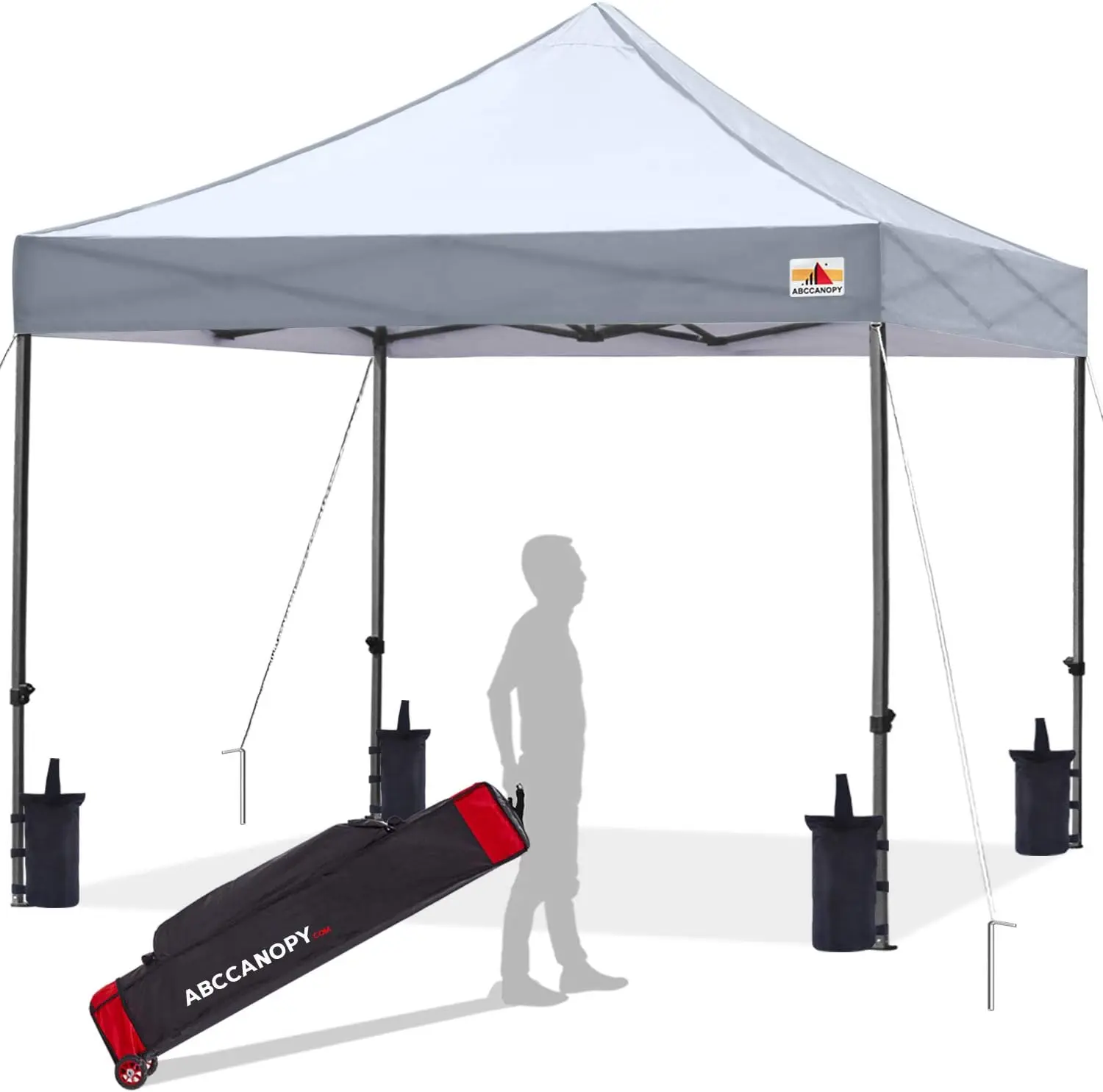 

Patio Pop Up Canopy Tent 10x10 Commercial-Series (Gray)