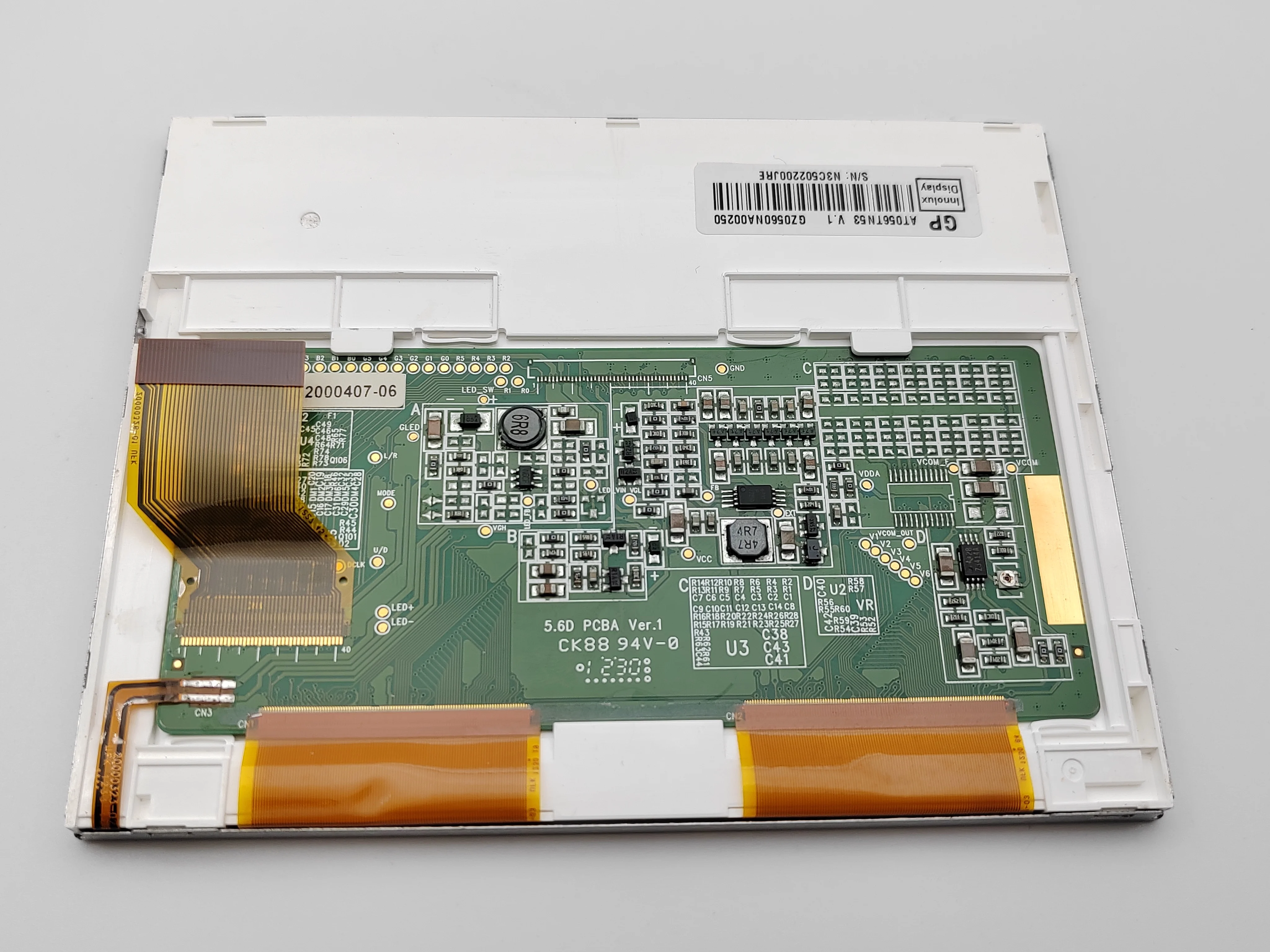 5.6-inch RGB 40pin LCD screen for Innolux AT056TN53 V.1 GZ0560NA resolution 640&times;480 with touch screen