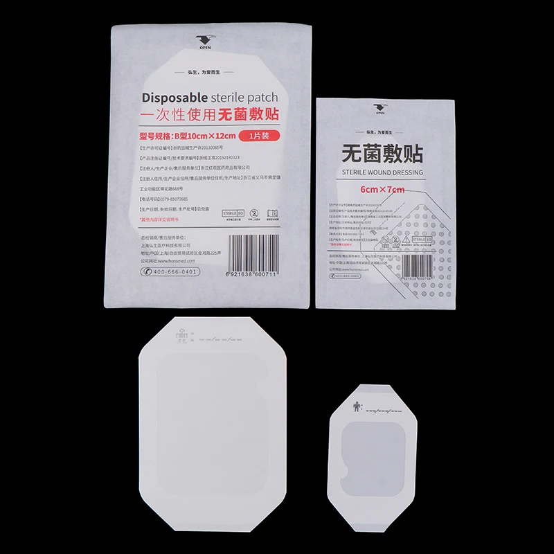 10pcs 6X7 10x12cm Transparent Film Dressing Waterproof Wound Bandage Adhesive Patches Post Surgical Shower Or IV Shield Tattoo