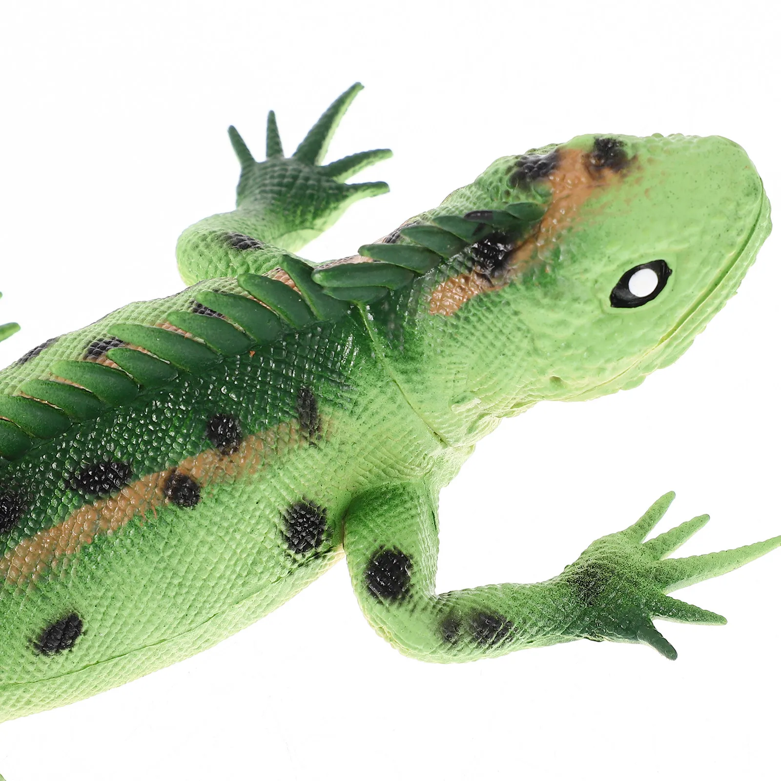 2Pcs 시뮬레이션 도마뱀 소리가 나는 현실적인 인공 도마뱀 장식품 가정 정원을 위한 교육용 어린이 장난감