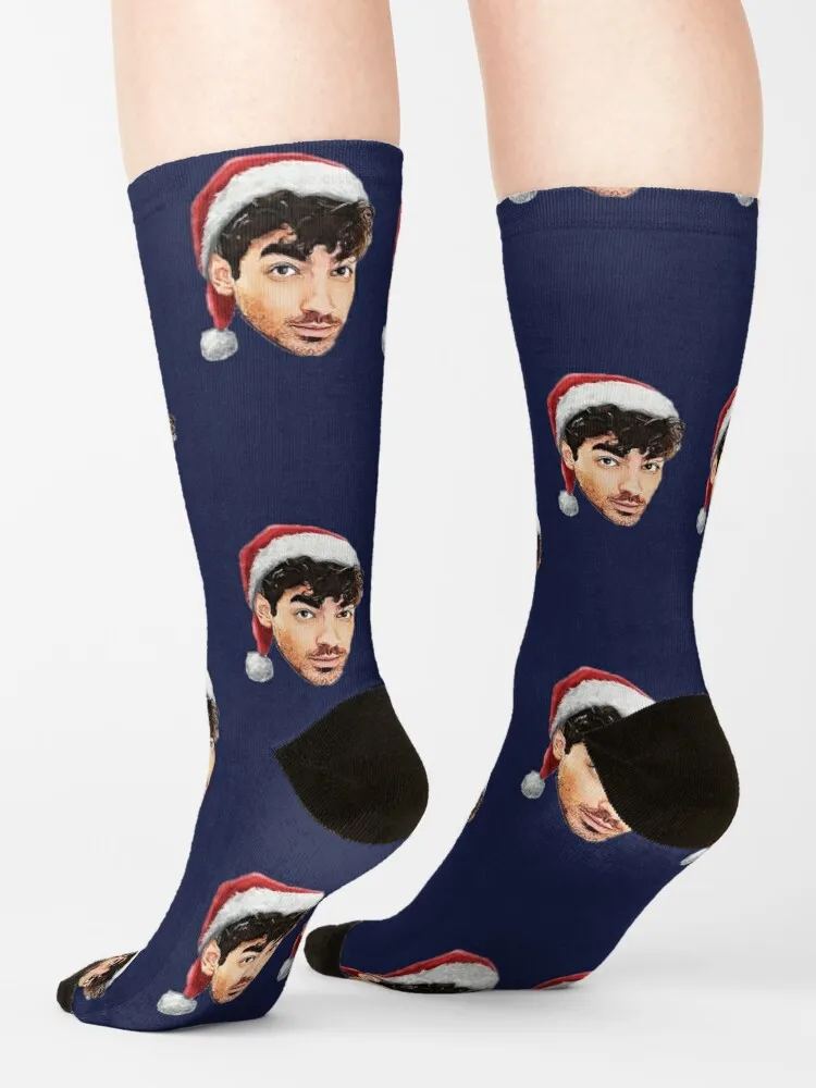 christmas joe jonas Socks winter gifts custom sports socks moving stockings Boy Child Socks Women's