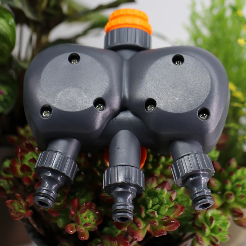 Garden Mechanical 3-Way Timer with Double Control Watering Irrigation Automatic Controller for Outdoor Hose Drip Sprinklers Tool - 4