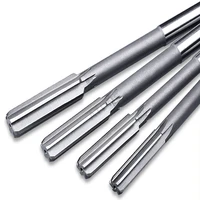 H7 Machine Reamer HSS Straight Shank Chuck Milling Reamer 6 Flute D2mm-D20mm Milling Cutter Flat Bottom Lengthened 2.5mm 8.5mm 1