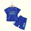 الرياضة الأطفال مجموعات التجفيف السريع تي شيرت السراويل الرياضية كرة السلة الدعاوى الاطفال الملابس تنفس الصيف الأطفال الملابس