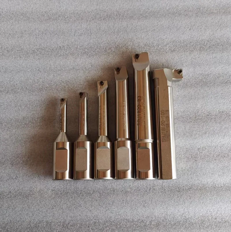 SBJ18 boring bar 6pc use with F1-18 boring head hole range: 8-25mm can fit with replaceable inserts carbide boring tool
