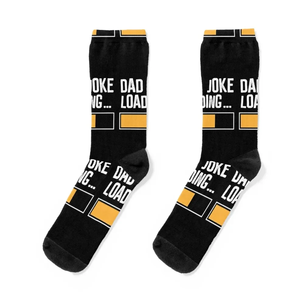 

Dad Joke Loading Socks Run FASHION Designer Man Socks Women's