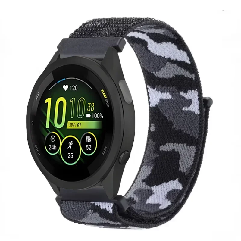 Nylon Braided Loop Sport Bracelet Wristband - 20/22mm Strap