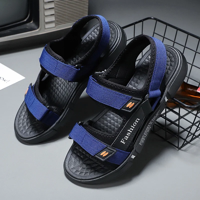 Summer Men's Beach Shoes Shoes Low Heel Sliders Sandals Mens Hiking Sandals Slip Comfy Outdoor Sports Summer_voghion.com