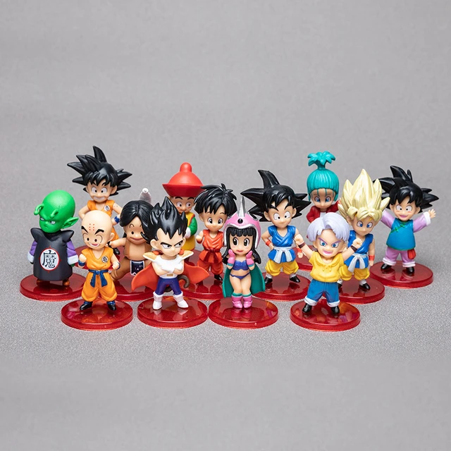 Boneco Action Figure Miniatura Goku SSJ Super Sayajin 1