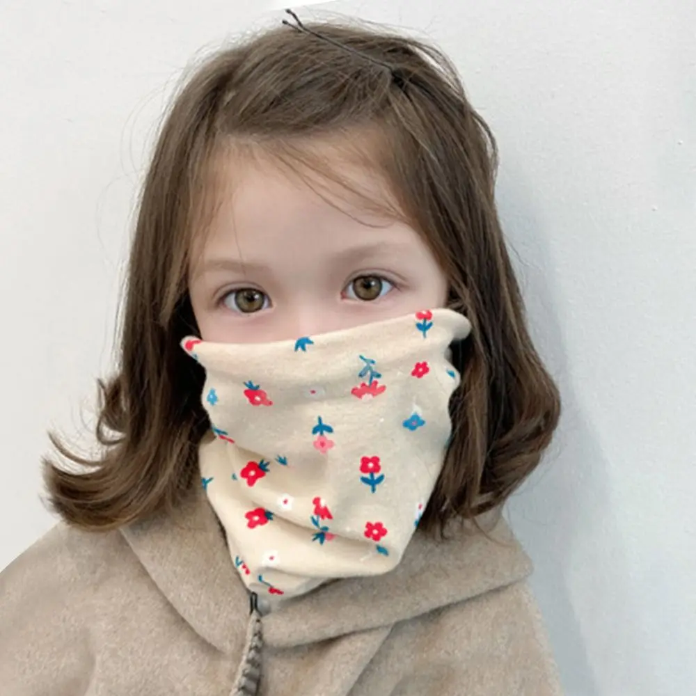 1-16 Years Old Winter Cotton Kids Winter Scarf Cashmere Cute Knitted Scarves Soft Elastic Neckerchief for Baby Boys Girls