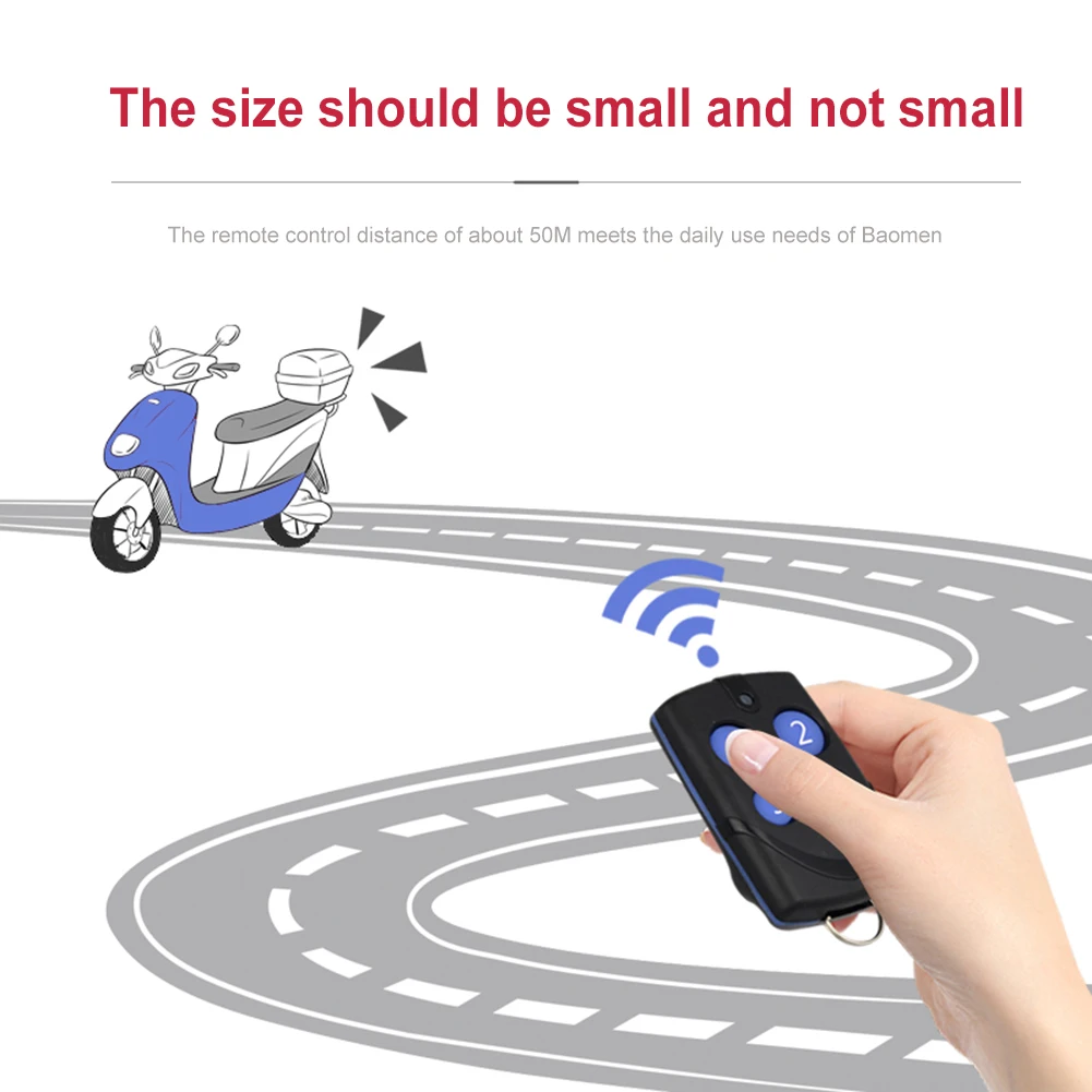 Universal Remote Control 433mhz Copy Duplicator Automatic Cloning 270-868MHz Multifrequency Remote Control for Garage Gate Door