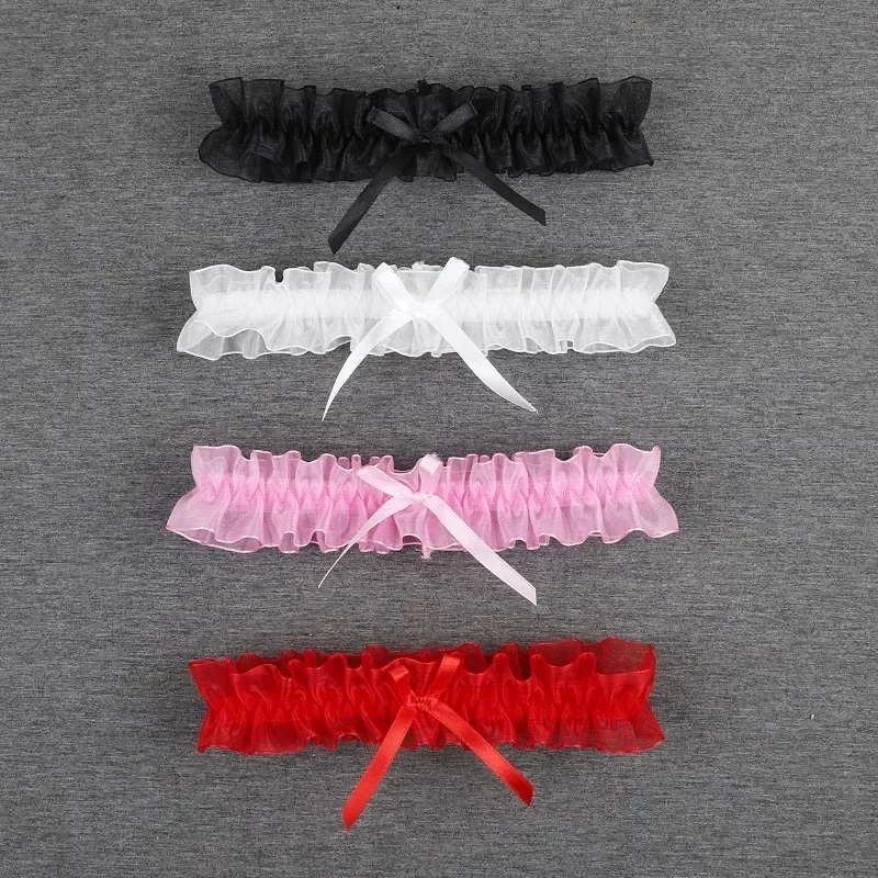 Lace choker necklaces Women Sexy Bow Floral Bowknot Wedding Party Cosplay Lolita Fashion Girls Elastic Neck Ring