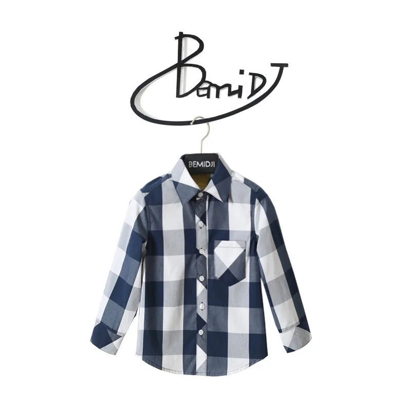 Boys Long Sleeve Shirts Spring Thin Baby Boys Long Sleeve Striped Print Shirts Kids Tops Tees Casual Blouse Kids Clothing