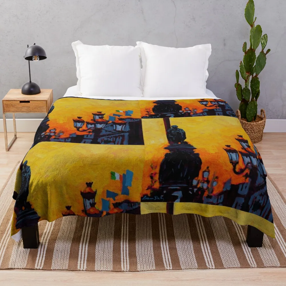 

O'Connell Lamps (Dublin, Ireland) Throw Blanket Decorative Bed Blankets sofa bed Custom Blanket