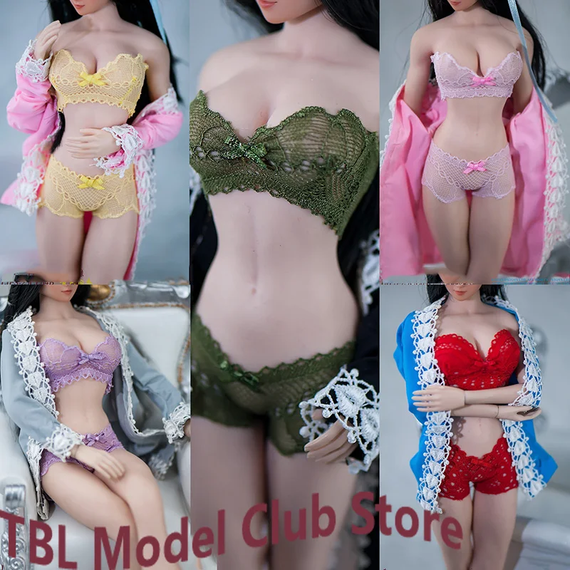 

In Stock LIFS23CL04 1/6 Scale Female Soldier Exquisite Sexy Underwear Set Thin Lace Hollow Bra Clothes Accessory for 12" Figure