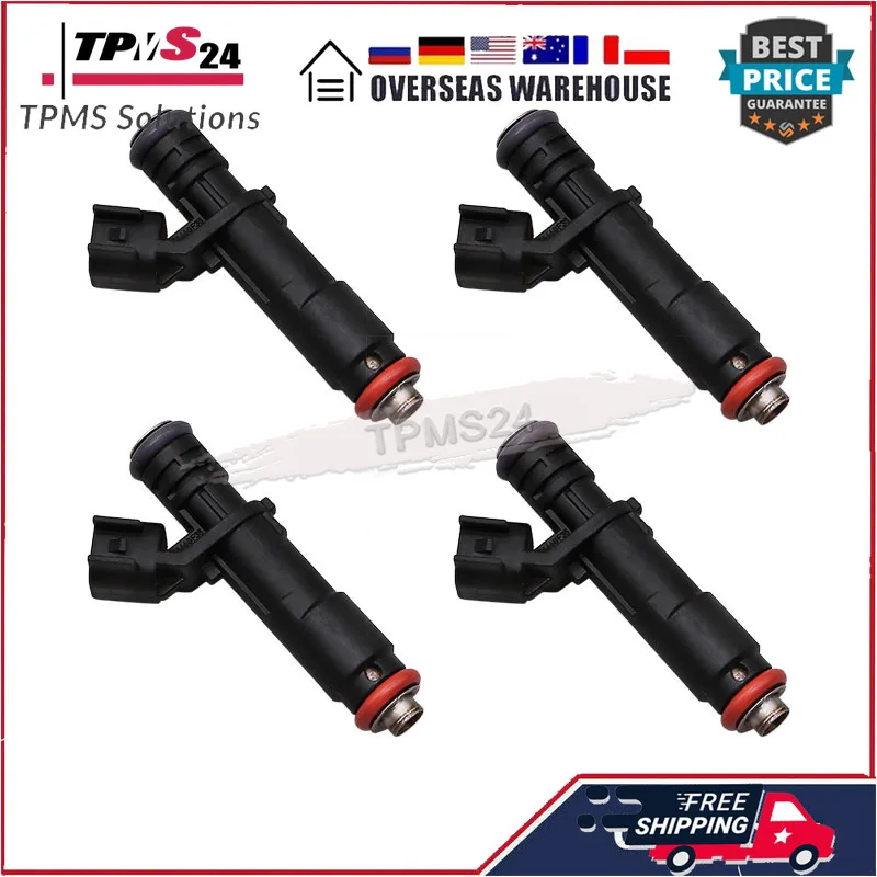 

25195224 4Pcs Fuel Injectors For 2013 2014 2015 Chevrolet Spark 1.2L l4